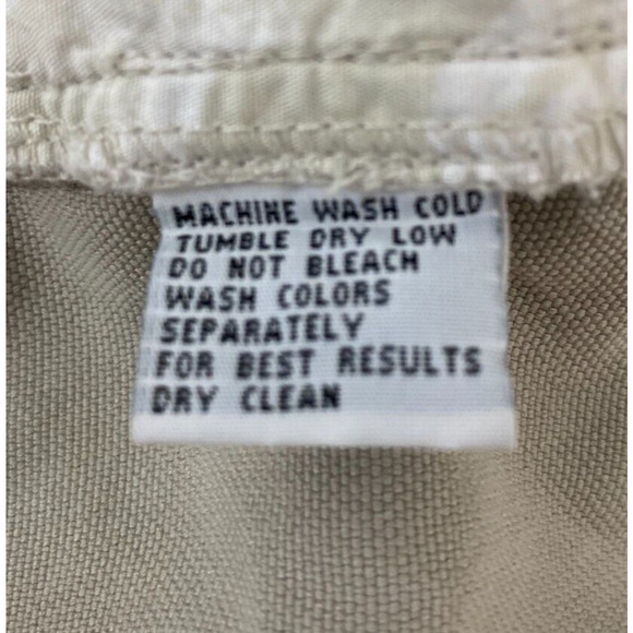 Tommy Bahama Size 38 Tan Straight Pleated Pants Men 100% Silk Chino Relax Casual - Picture 7 of 7